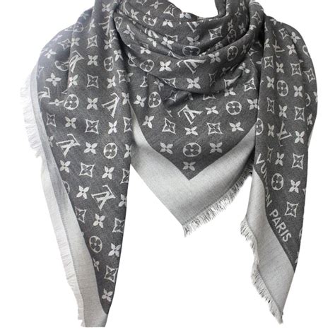 louis vuitton monogram silk scarf.